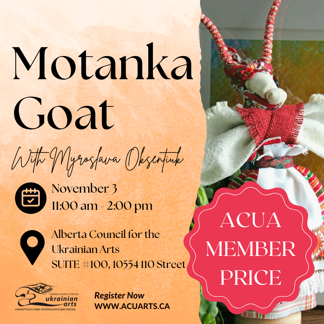 Motanka Goat Workshop with Myroslava Oksentiuk